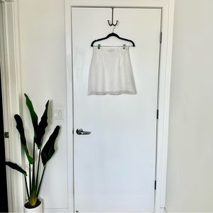 French connection high waisted white mini skirt size 6